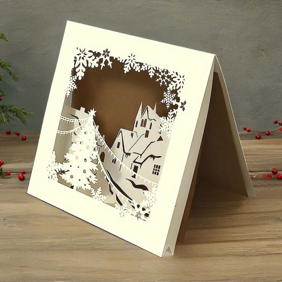 Karácsonyi képeslap 3D